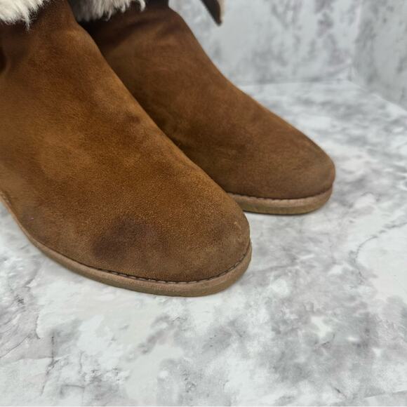 KATE SPADE  Baja Women’s Round Toe Suede Brown Boot Sz 8 - Picture 7 of 13